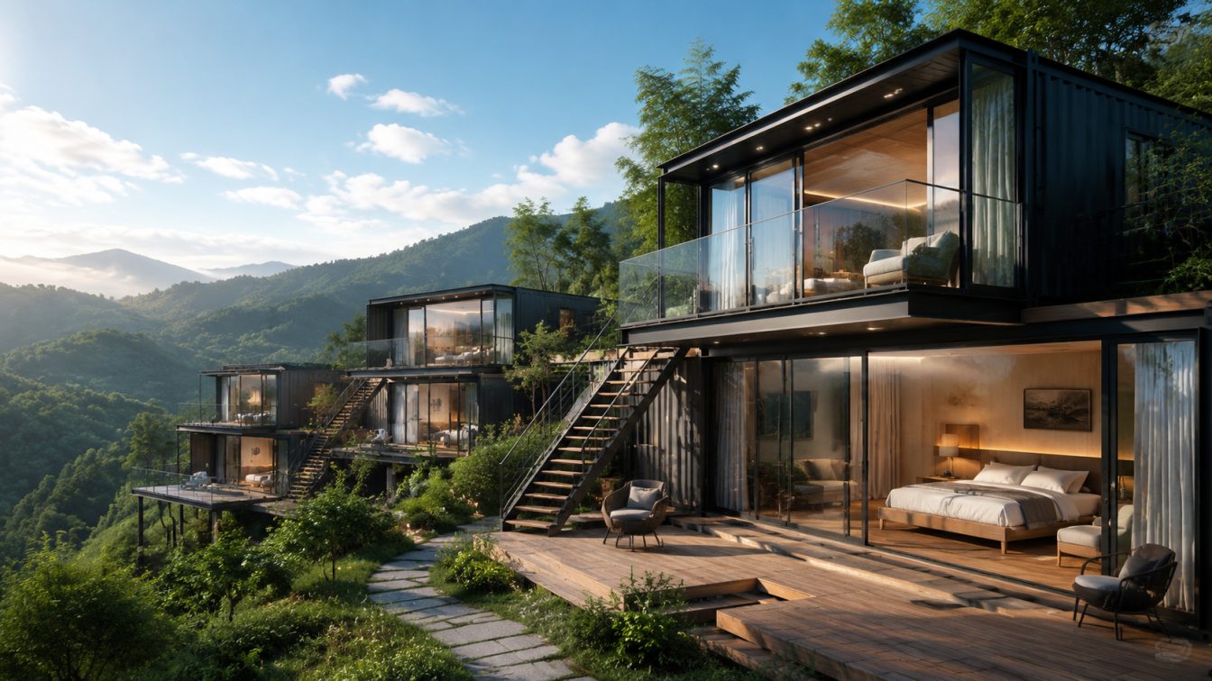 芜湖为文旅商业提供集成房屋方案